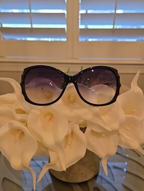 Black Frame Sunglasses with Purple Gradient Lenses. Last Pr